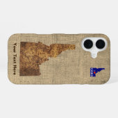 Idaho Spud Map iPhone 16 Hoesje (Achterkant horizontaal)