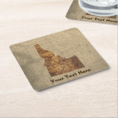 Idaho Spud Map Kartonnen Onderzetters (Schuin)