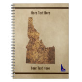 Idaho Spud Map Notitieboek (Voorkant)