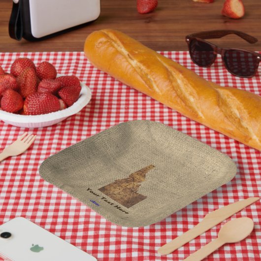Idaho Spud Map Papieren Bordje (Picknick)