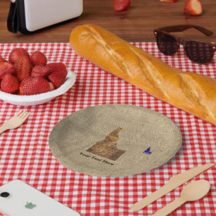 Idaho Spud Map Papieren Bordje