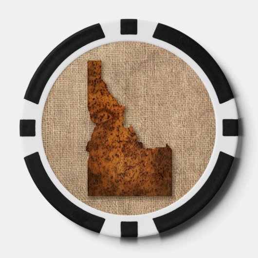 Idaho Spud Map Poker Chips (Voorkant)