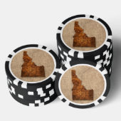 Idaho Spud Map Poker Chips (Opstapeling)