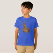 Idaho Spud Map T-shirt (Voorkant volledig)
