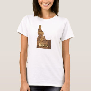 Idaho Spud Map T-shirt