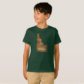Idaho Spud Map T-shirt (Voorkant volledig)