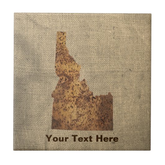 Idaho Spud Map Tegeltje (Voorkant)