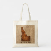 Idaho Spud Map Tote Bag (Achterkant)