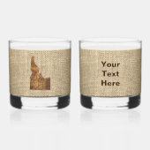 Idaho Spud Map Whisky Glas (Voorkant)
