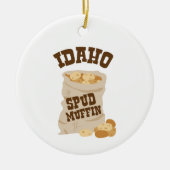 Idaho Spud Muffin Keramisch Ornament (Voorkant)