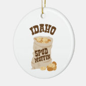 Idaho Spud Muffin Keramisch Ornament (Links)