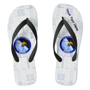 Idaho Spudnik Satelliet Missiepatch Teenslippers