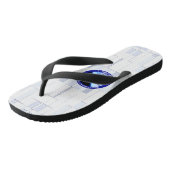 Idaho Spudnik Satelliet Missiepatch Teenslippers (Schuin)