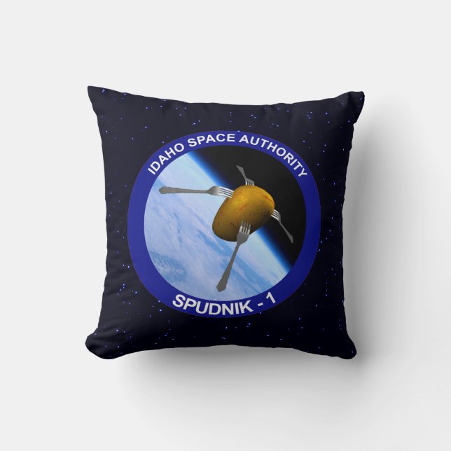 Idaho Spudnik Satellite Mission Patch Sierkussen (Voorkant)