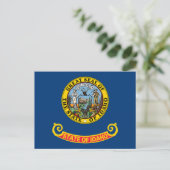 Idaho Staatsvlag Briefkaart (Staand voorkant)