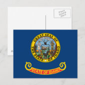 Idaho Staatsvlag Briefkaart (Voorkant / Achterkant)