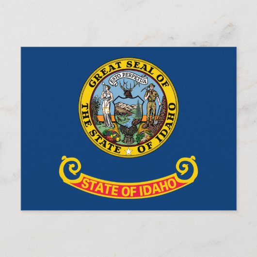 Idaho Staatsvlag Briefkaart (Voorkant)