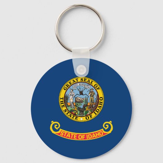 Idaho Staatsvlag Sleutelhanger (Voorkant)