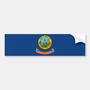 Idaho Staatsvlagontwerp Bumpersticker