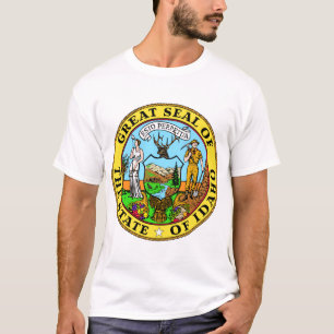 idaho  staatszegel t-shirt