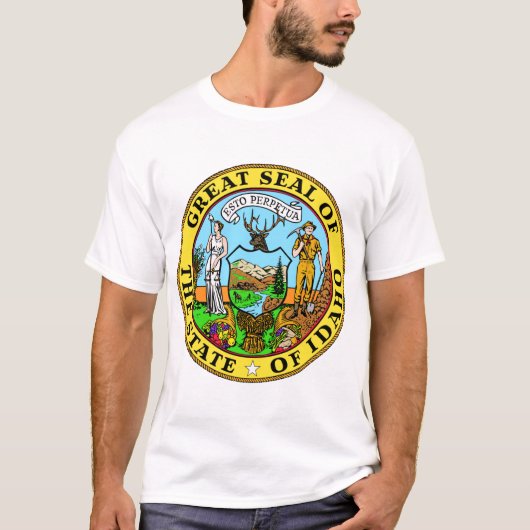 idaho  staatszegel t-shirt (Voorkant)