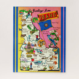 Idaho State 16x20 Kaart Legpuzzel
