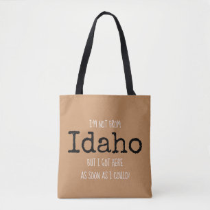 Idaho State Bag Souvenir Tas gepersonaliseerd
