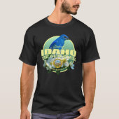 Idaho state bird flower Oversized T-shirt (Voorkant)