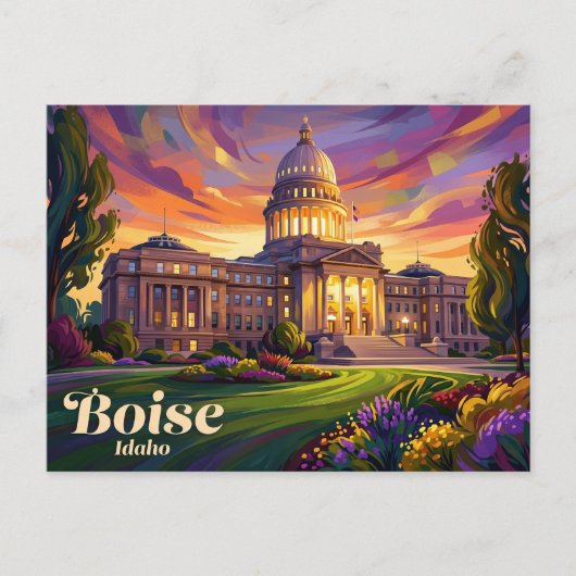 Idaho State Capitol VS Briefkaart (Voorkant)