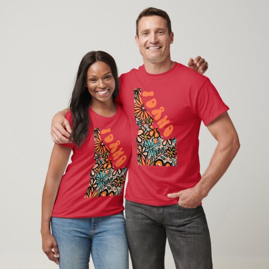 Idaho State Design Artist Designed Illustration Fe T-shirt (Unisex)