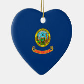 Idaho State Flag Design Decor Keramisch Ornament (Rechts)