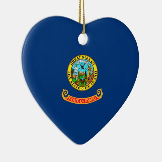 Idaho State Flag Design Decor Keramisch Ornament (Rechts)