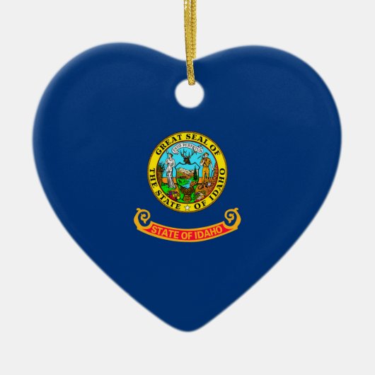 Idaho State Flag Design Decor Keramisch Ornament (Voorkant)