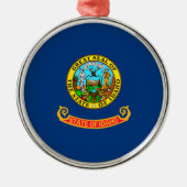 Idaho State Flag Design Decor Metalen Ornament (Voorkant)
