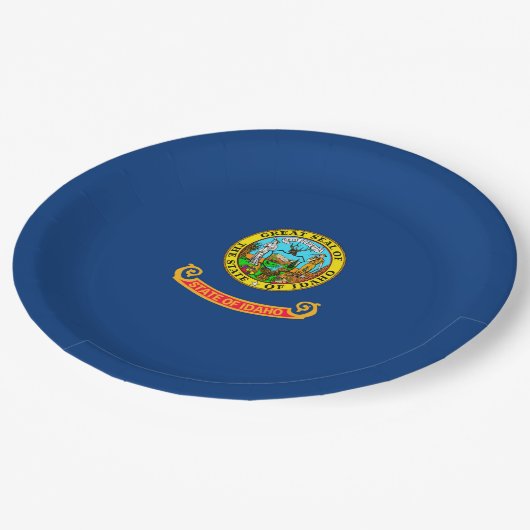 Idaho State Flag Design Decor Papieren Bordje (Gekanteld)