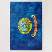Idaho State Flag Grunge Legpuzzel (Verticaal)