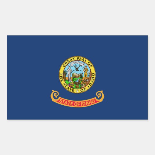 Idaho State Flag Sticker (Voorkant)