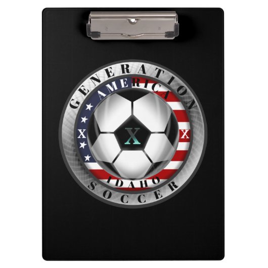 Idaho State Generation X American Soccer. Klembord (Voorkant)