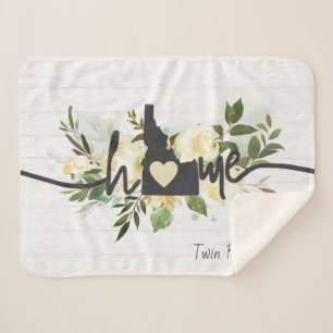 Idaho State heeft uw home City Rustic aangepast Sherpa Deken