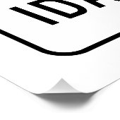 Idaho State Highway 33 Perfect Poster (Hoek)