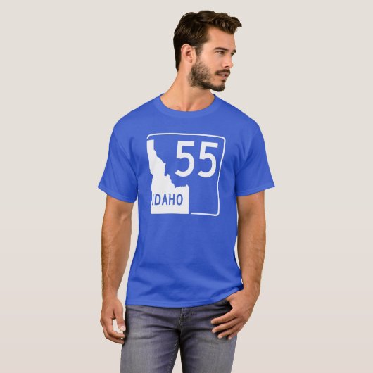 Idaho State Highway 55 T-shirt (Voorkant volledig)