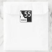 Idaho State Highway 55 Vierkante Sticker (Tas)