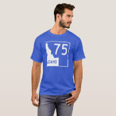 Idaho State Highway 75 T-shirt (Voorkant volledig)