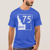 Idaho State Highway 75 T-shirt (Voorkant)