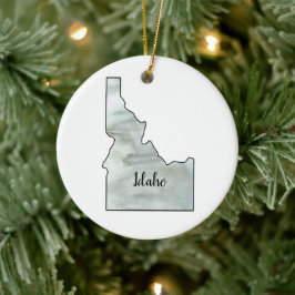 Idaho State Illustratie Keramisch Ornament