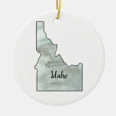 Idaho State Illustratie Keramisch Ornament (Voorkant)