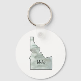 Idaho State Illustratie Sleutelhanger