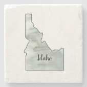 Idaho State Illustratie Stenen Onderzetter (Voorkant)