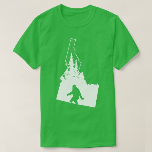 Idaho State Kaart Geschenken TShirt (Design voorkant)