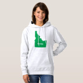 Idaho State Map Belong Hoodie (Voorkant volledig)
